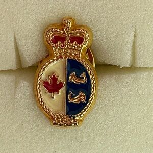 Canadian Coast Guard Gold-Tone Enamel Pin
